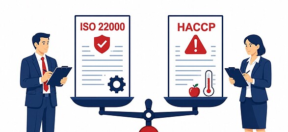 Различия между ISO 22000 и ХАССП