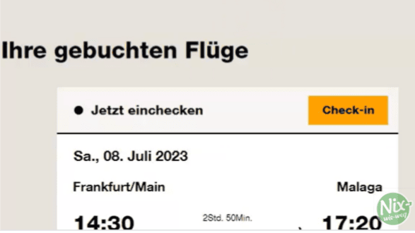 Condor Online Check-in - nix-wie-weg.de