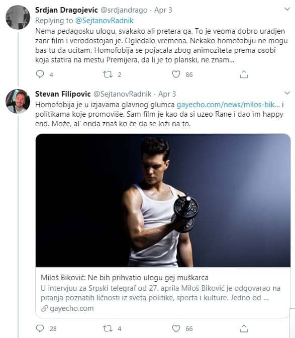 Reditelj filma "Pored mene" o Južnom vetru: Biković je homofob i nacionalista 17 Screenshot 25