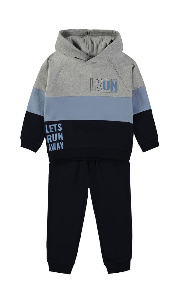 Chándal azul celeste y gris Run Away BABYBOL