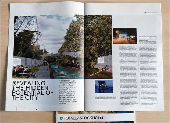 Scott Burnham Interview in Totally Stockholm Magazine