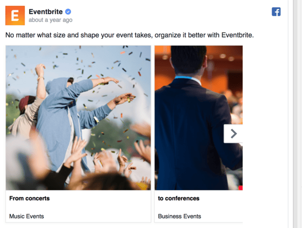 ways to use Facebook's carousel ads
