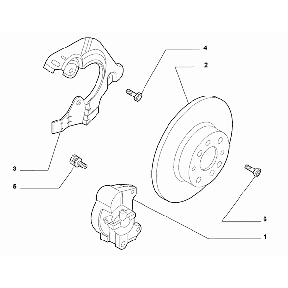 FIAT 500L 2012-2022 Front Wheel Brakes Stud