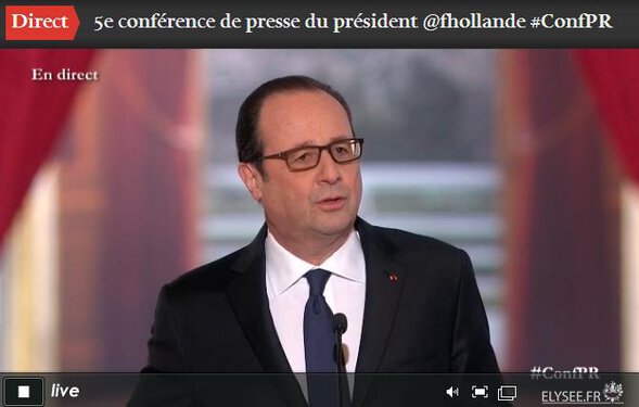 Ukraine, terrorisme, Chômage, un François Hollande martial