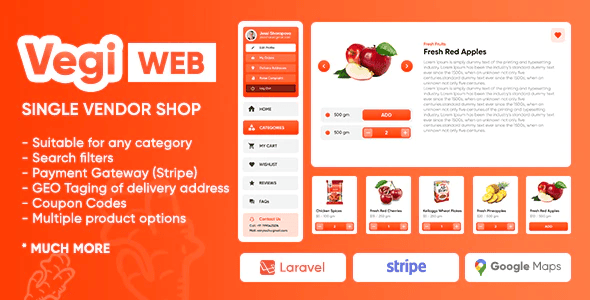 CodeGood - World of Coder 27 Vegi Web The Ultimate Grocery Food Milk Ordering PHP Laravel Script Admin Panel