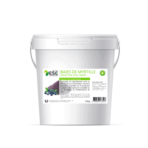 Esc Laboratoire Baies de Myrtille en Poudre - 500g