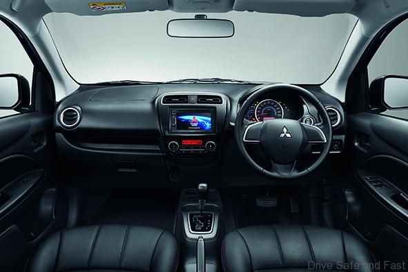 Attrage SE interior dashboard