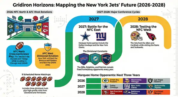 Futuros oponentes de los New York Jets