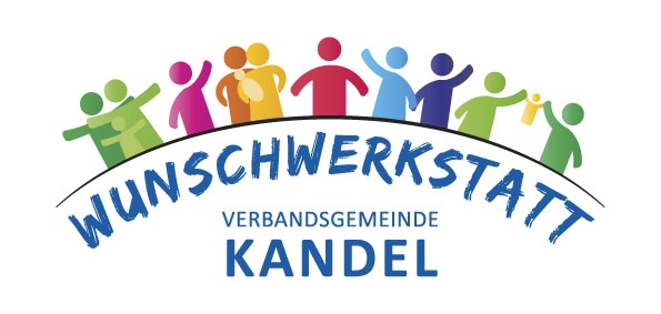 Wunschwerkstatt Logo mit bunten Männchen