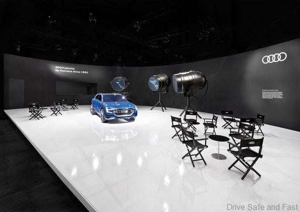 Audi at Design Miami: Into an Electric Future – Installation „Spotlights“. © Andreas Keller for AUDI AG