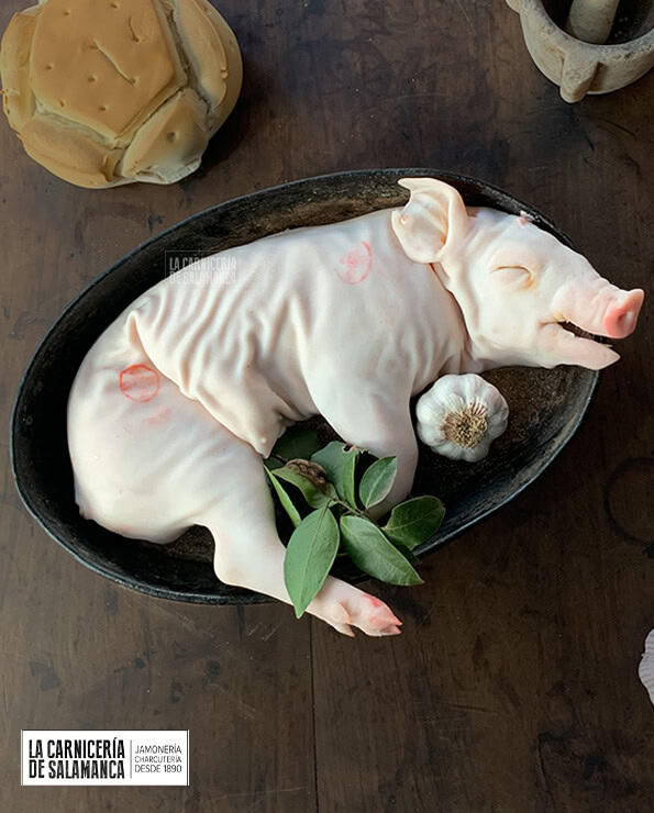 Cochinillo o tostón de La Carnicería de Salamanca. Disponible para comprar online en nuestra carnicería online