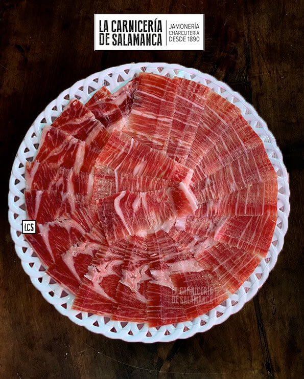 Jamon ibérico de bellota loncheado a cuchillo