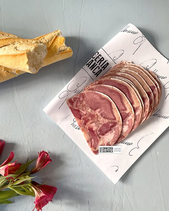 Cabeza de jabalí, queso de cerdo o queso de cabeza