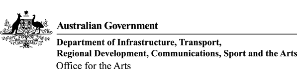 Aus Gov Office for the Arts logo