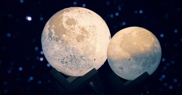 your moon light lamp is available in various sizes