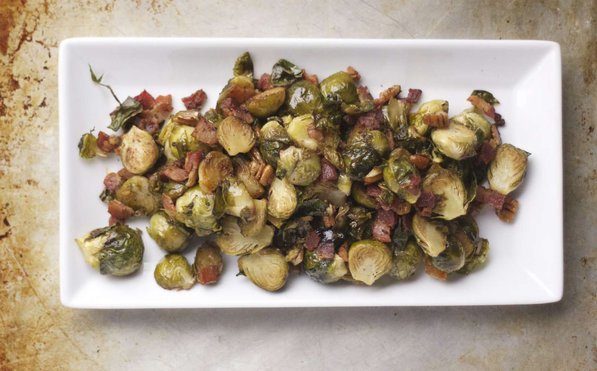 Brussel Sprouts with Bacon and Walnuts