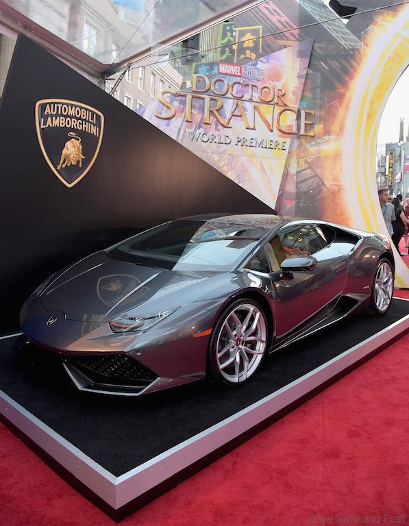 HOLLYWOOD, CA - OCTOBER 20:  Lamborghini Stars  at Marvel Studios' Doctor Strange, in US theaters Nov. 4, at El Capitan Theatre on October 20, 2016.  (Photo by Charley Gallay/Getty Images for Automobili Lamborghini S.p.A.)