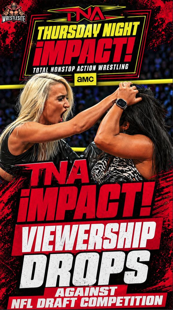 TNA iMPACT! Viewership Drops Against NFL Draft Competition