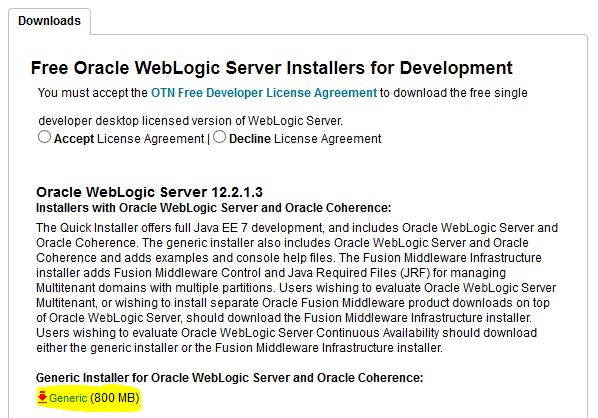 oracle weblogic server
