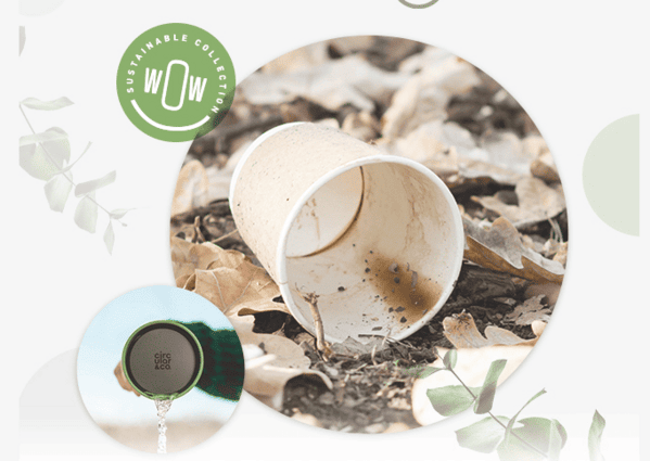 gerecycled koffiebekers bedrukken
