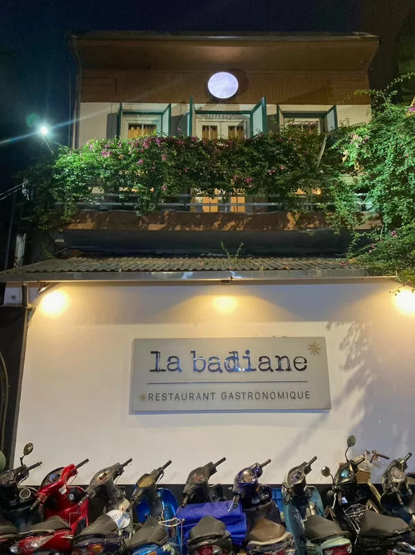 La Badiane 餐廳門口