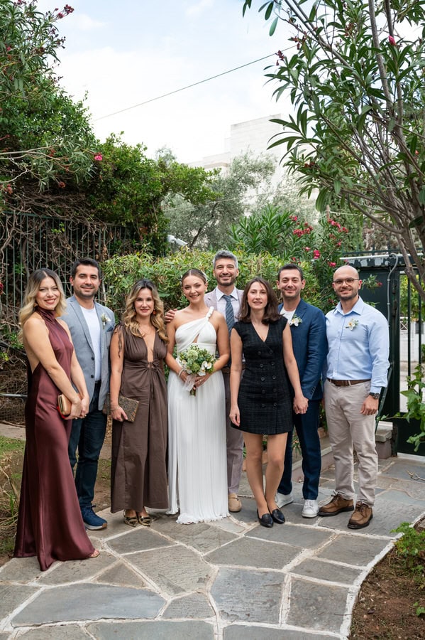 Athens civil wedding photography editorial style