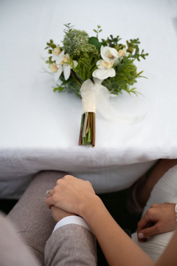 Civil wedding in Athens Greece emotional moment