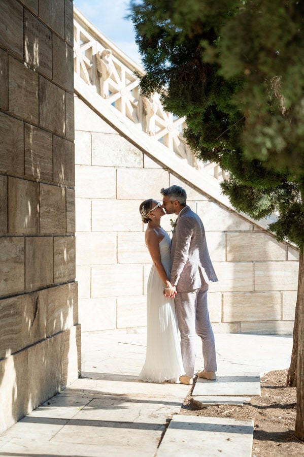 Wedding photography at National Library of Greece