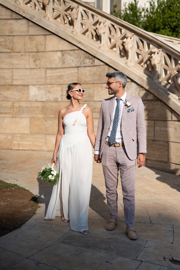 Wedding photography at National Library of Greece