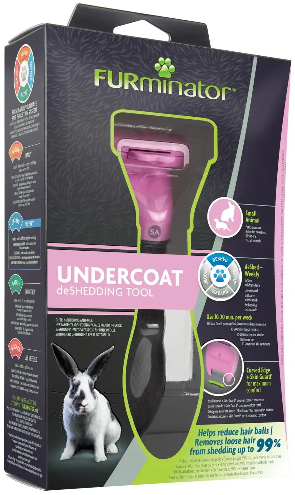 Furminator Brosse Anti-mue - Petits Animaux
