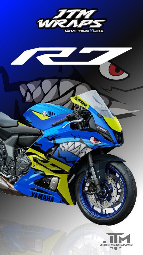 Kit adhesivos Shark para Yamaha R7