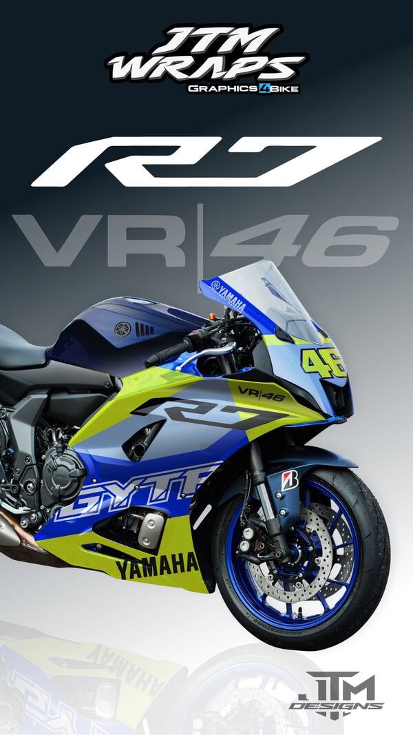 Kit adhesivos vr46 Yamaha r7 – edición especial