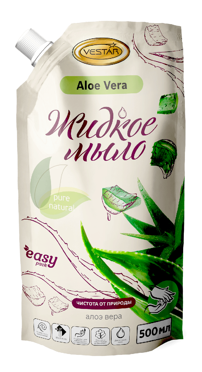 Հեղուկ օճառ 500մլ ալոէ Vestar
