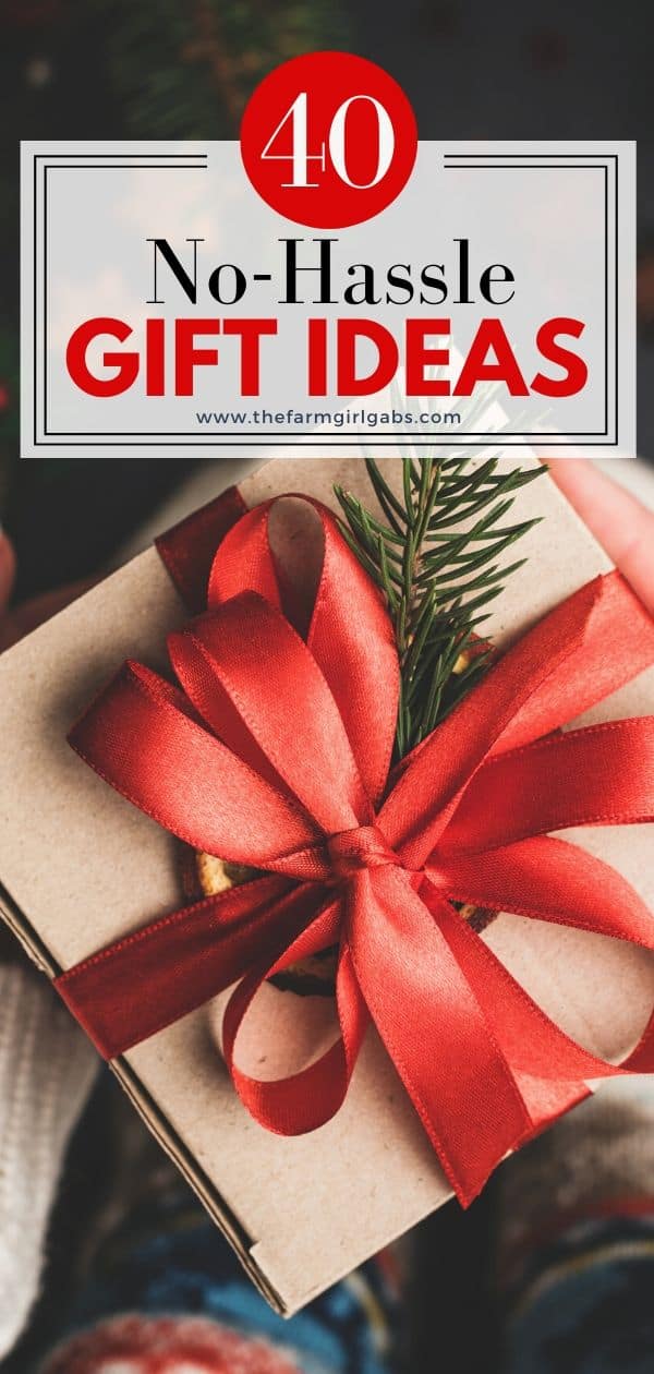 Struggling to find a easy gift idea for the holiday season? Here are 40 No Hassle Gift Ideas to make your holiday shopping a breeze. #giftideas #christmasgift #holidaygift