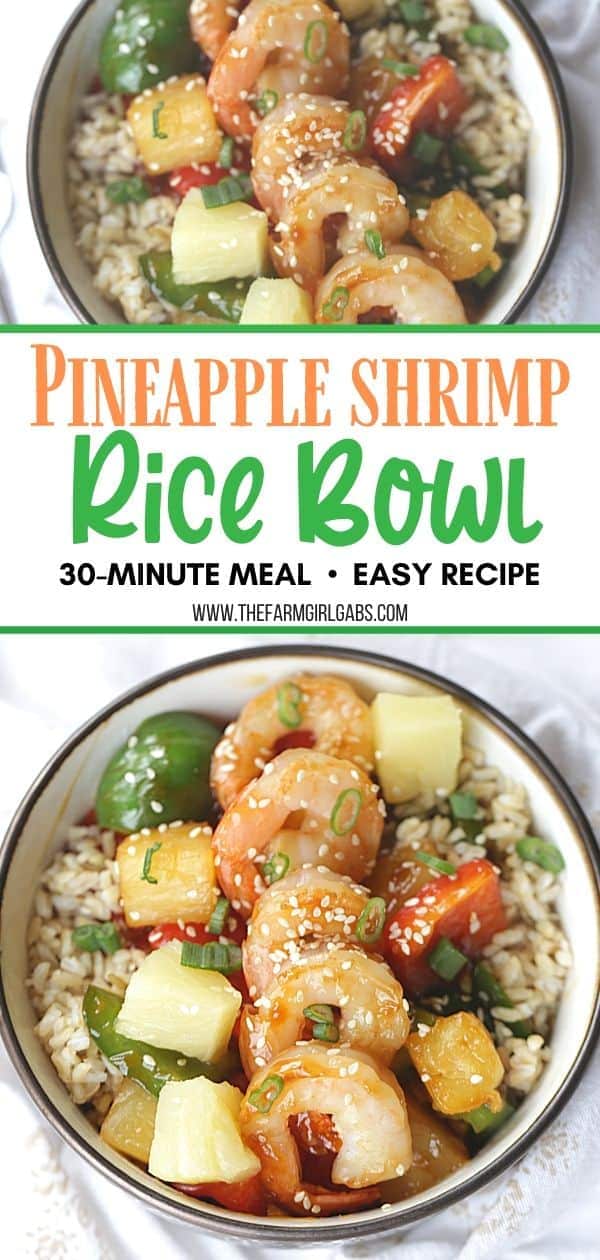 Pineapple Shrimp Bowl. Pineapple Shrimp Rice Bowl. Shrimp Poke Bowl