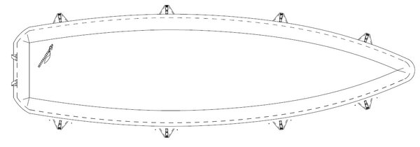 TAUD YOLE VIRUS DESSUS - ENDUIT PVC 520