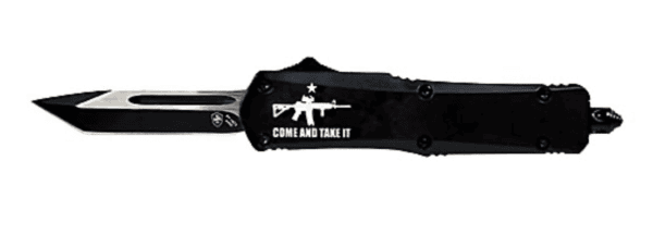 TEMPLAR KNIFE SMALL OTF COME AND TAKE IT AR 2.75" BLK TANTO