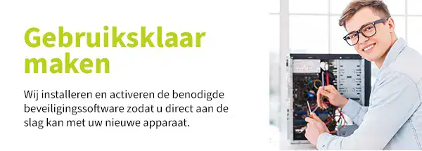 CompuStore Gebruiksklaar maken