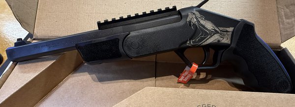 ROSSI BRAWLER 45COLT/410 9" RIFLE BARREL SNAKE ENGRAVED - Image 4