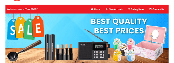 Professional eBay store template design and listing optimization by RS WebLabs