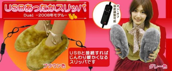 USBあったかスリッパDual 