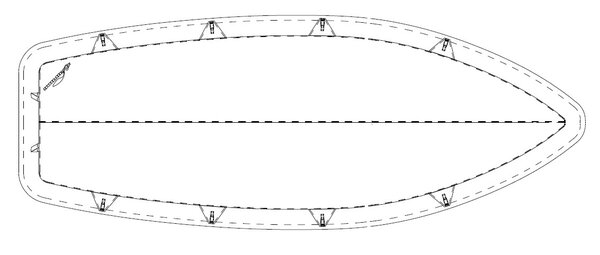 TAUD SNIPE ROUTE DESSUS - POLYESTER ENDUIT PVC 520