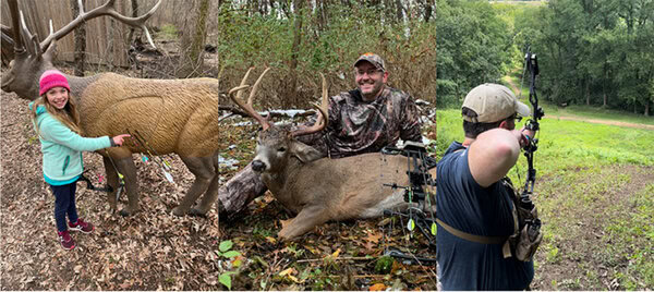 Composite image of Greg Shirek hunting