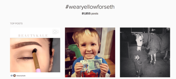 instagram hashtag results