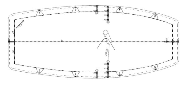 WISHBONE VARIO JUNIOR 1M40- - 1M90 D 30MM
