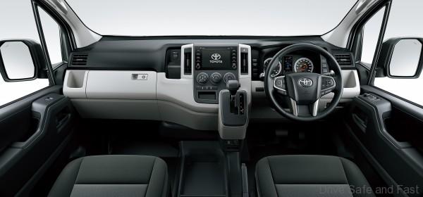 2019 Toyota Hiace dashboard right hand drive RHD