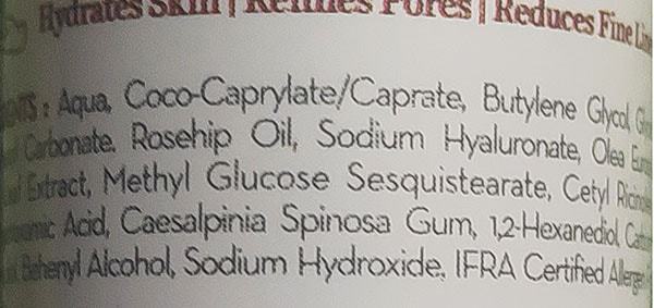 Mamaearth Skin plump serum ingredients