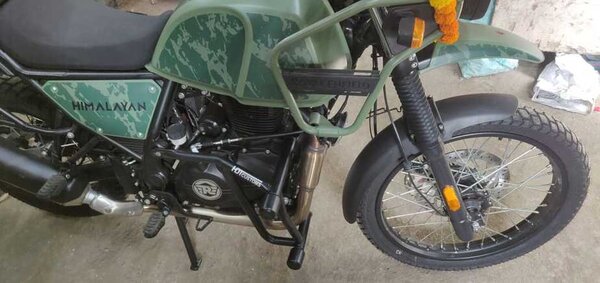 Himalayan crash guard /SCRAM 411 Crash Guard with Sliders - Image 2