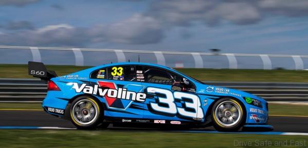 2014 V8 Supercar Championship. Sandown Raceway, Springvale, Melbourne.  Saturday 13th September, 2014, Practice. Scott McLaughlin/Alexandre Prémat drives the #33 Valvoline Racing GRM Volvo World Copyright: Volvo Polestar Racing  Ref: Digital ImageBF9O3380.CR2