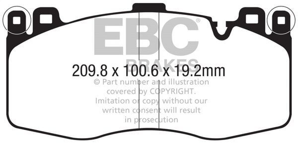 ebcDP32370C: EBC Redstuff Brake Pad Sets